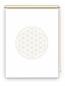 Preview: Rollo Blume des Lebens tone blanco  - Sichtschutz Extartiqe